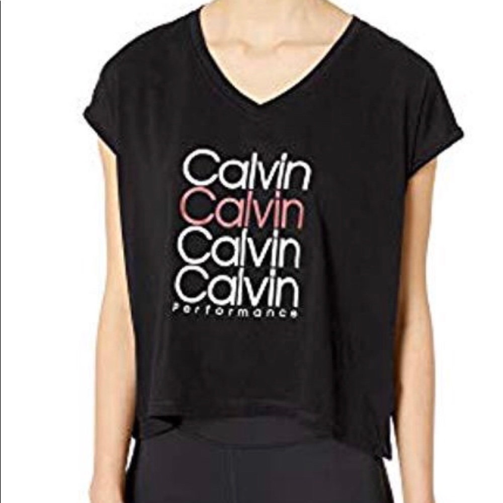 Calvin Klein Active Boxy V-Neck Tee